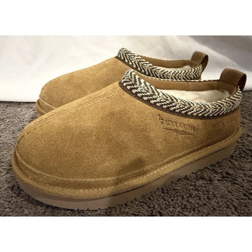 Koolaburra by UGG K Burree Slip-On/Slides, Suede, Chestnut, Girl’s Size 12 NIB - Picture 4 of 10